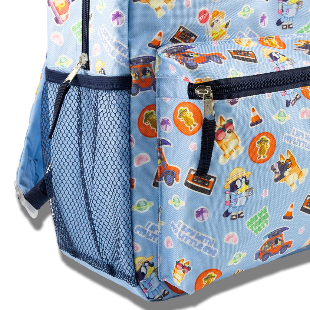 Fast Forward Hello Kitty, Bluey, Stitch or Strawberry Shortcake Backpack for Kids | Classic Bookbag for Girls, Boys, Unisex