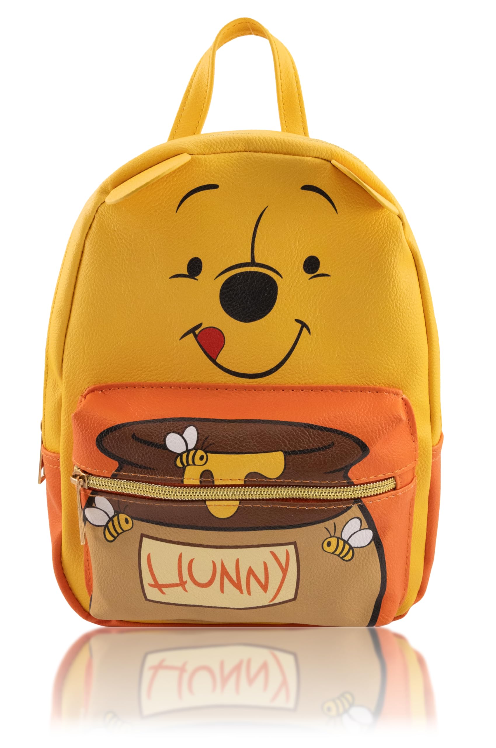 Disney Winnie the Pooh Backpack for Women, Men, Unisex | Cute PU Leather 10" Mini Backpack