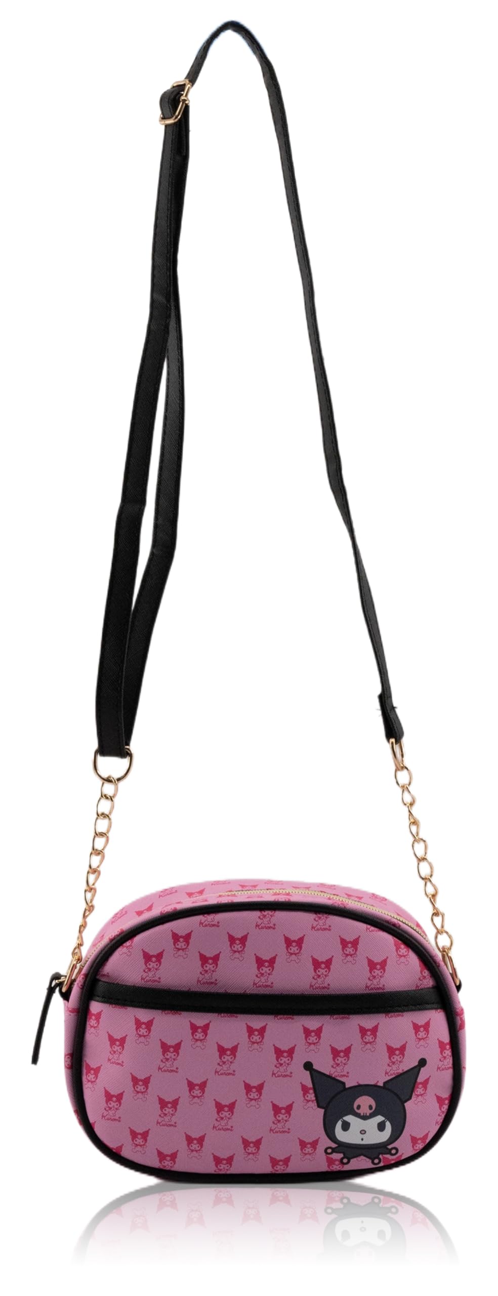 Disney Sanrio Bluey Purse Crossbody Handbag for Women | Metallic Vinyl Women's Shoulder Handbag