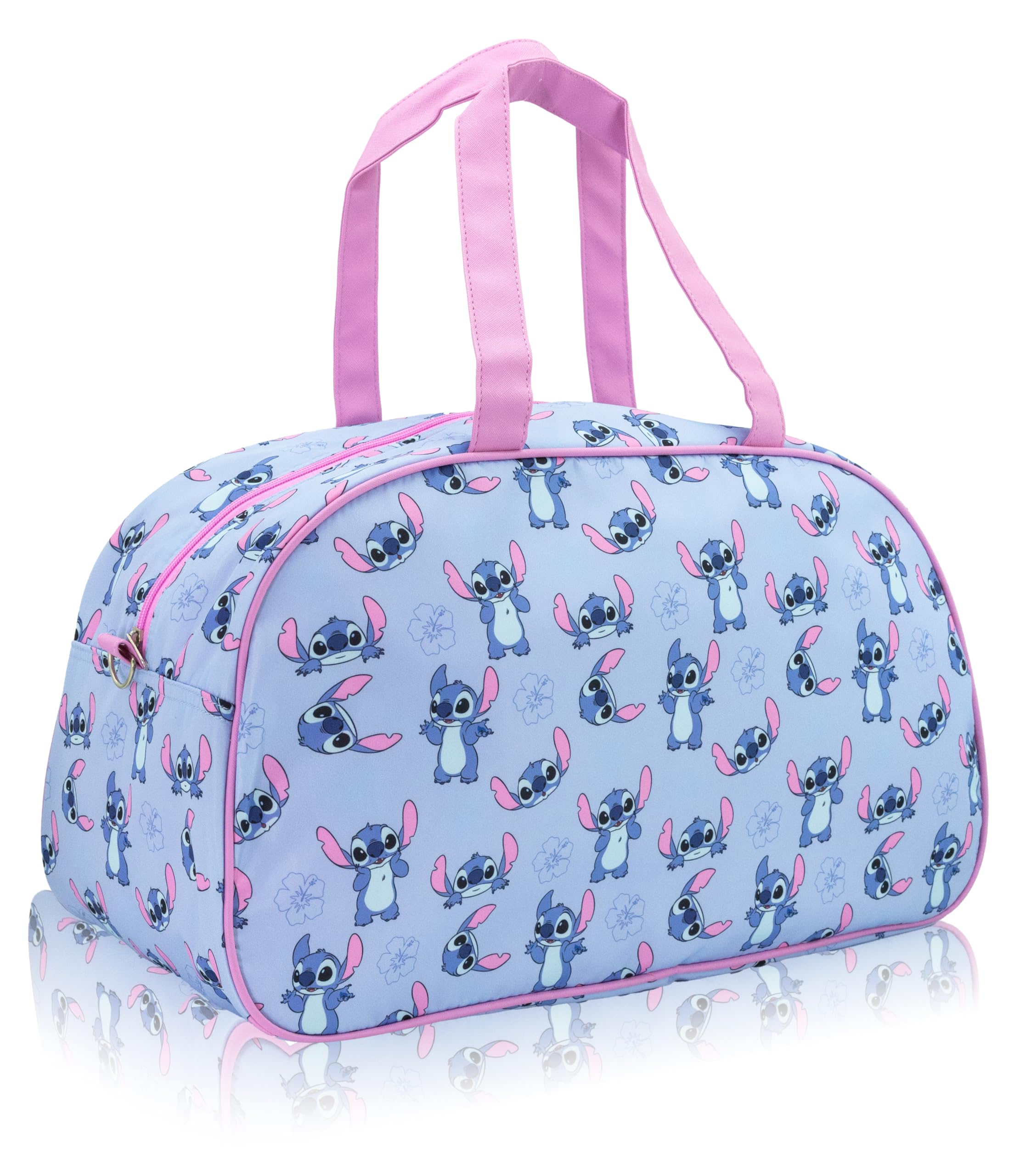 Stitch, Hello Kitty, Bluey or Spiderman Overnighter 10" Duffle Bag for Kids | Lightweight Travel Weekender Duffel for Girls and Women | Ages 3+