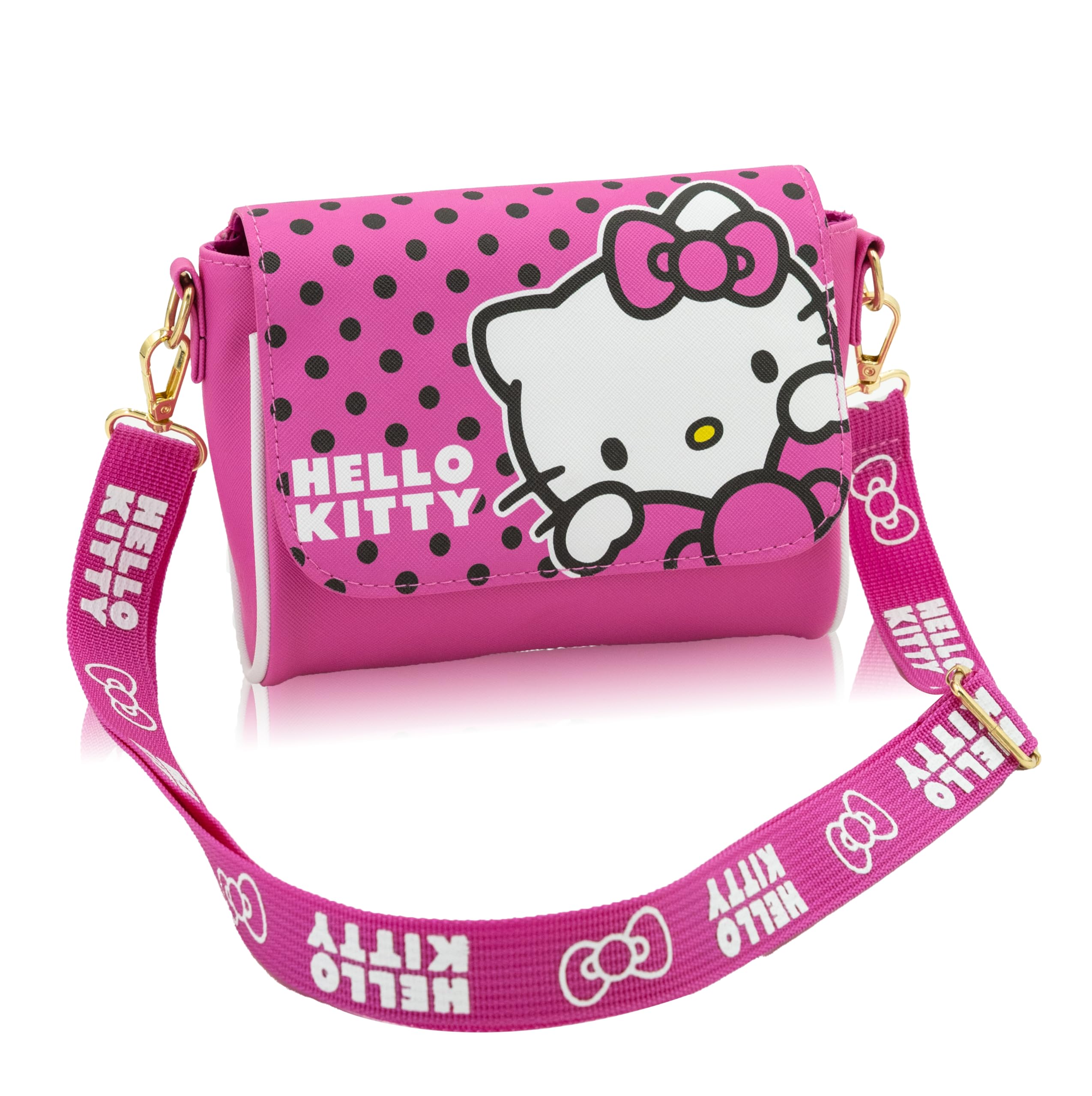 Fast Forward Stitch, Hello Kitty or Bluey Girls Purse | Small Crossbody Shoulder Bag with Adjustable Strap