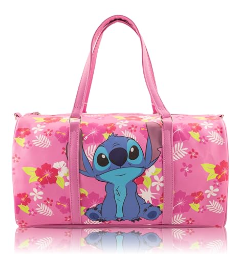 Stitch, Minnie, Mickey, Pooh, Harry Potter, or Jack Skellington 16" Leather Mini Travel Bag, Duffle Bag, Overnight Bag