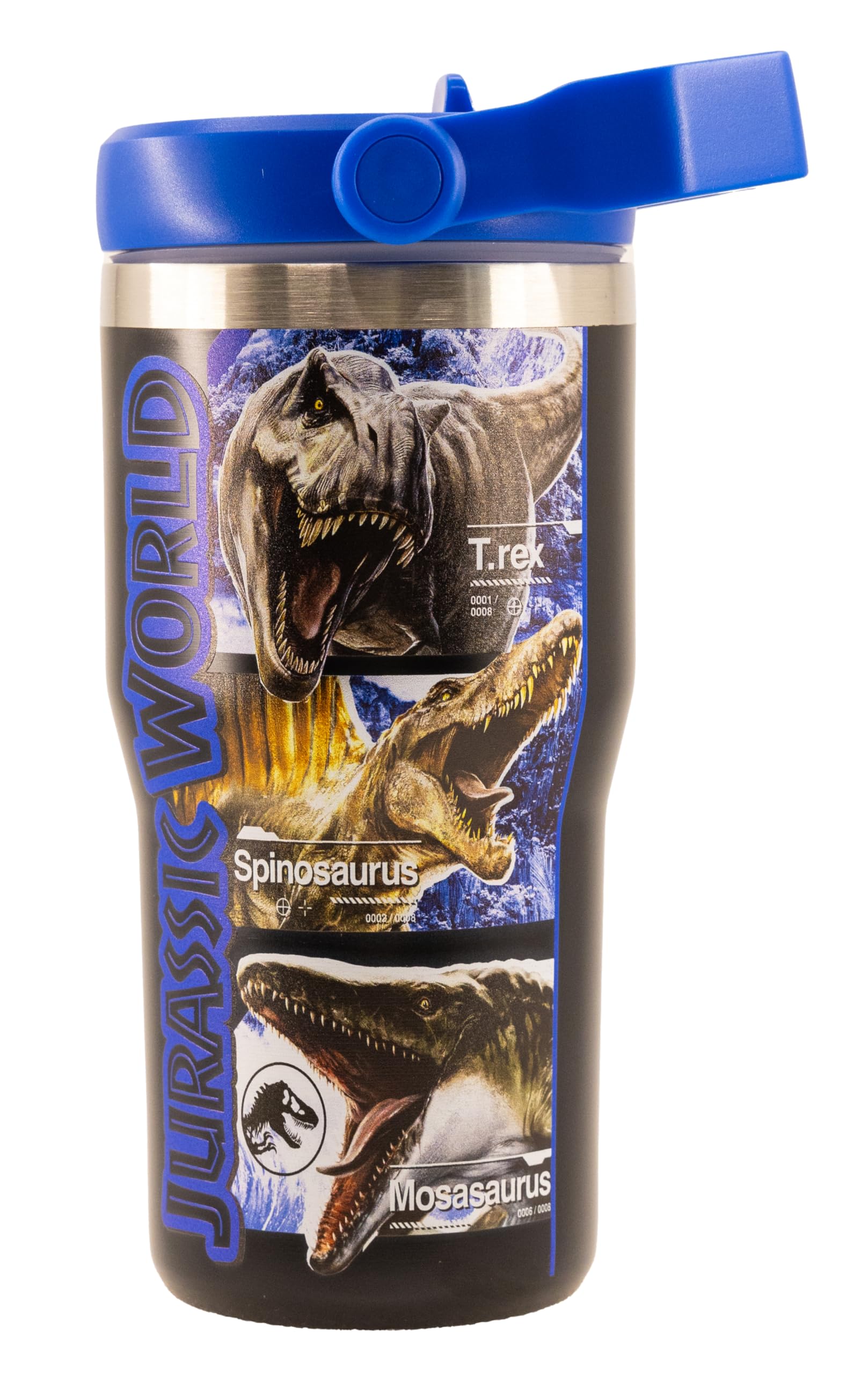 Jurassic World or Hello Kitty Insulated Stainless Steel Water Bottle with Handle | 20 Oz Insulated Water Bottle