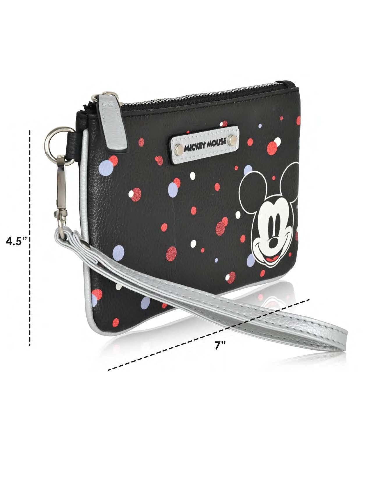 Minnie Mouse Premium Wrist Wallet - Mickey & Minnie Mouse Classic Wrist Wallet
