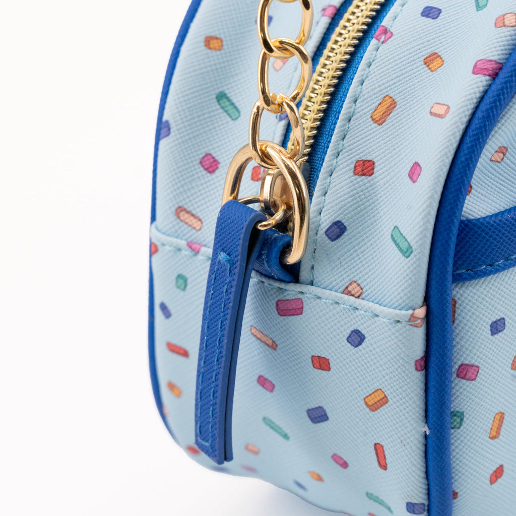 Disney Sanrio Bluey Purse Crossbody Handbag for Women | Metallic Vinyl Women's Shoulder Handbag