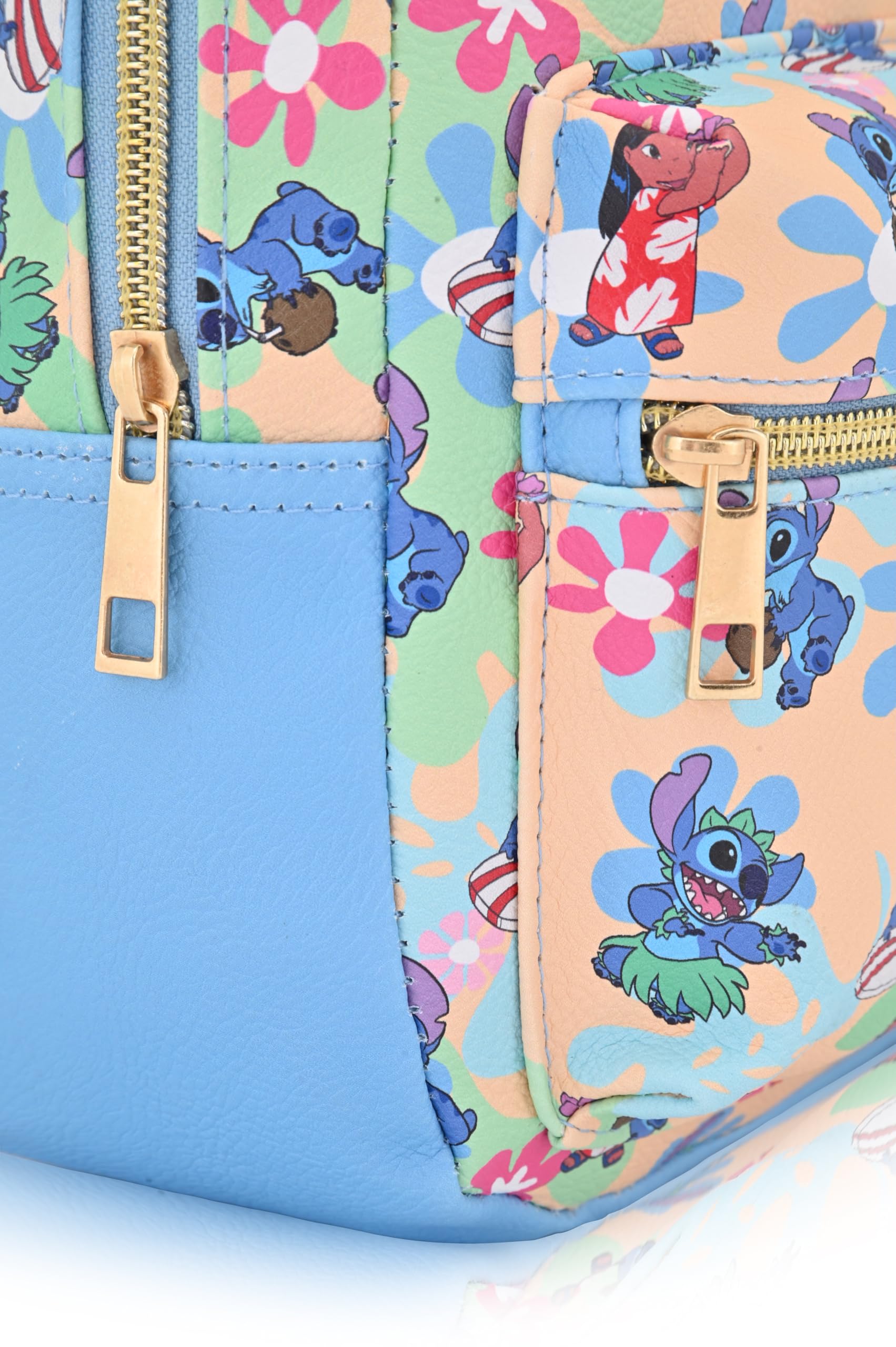 Disney Lilo and Stitch Backpack for Women, Men, Unisex | Cute PU Leather 10" Mini Backpack Purse | Stitch Bag & Accessories