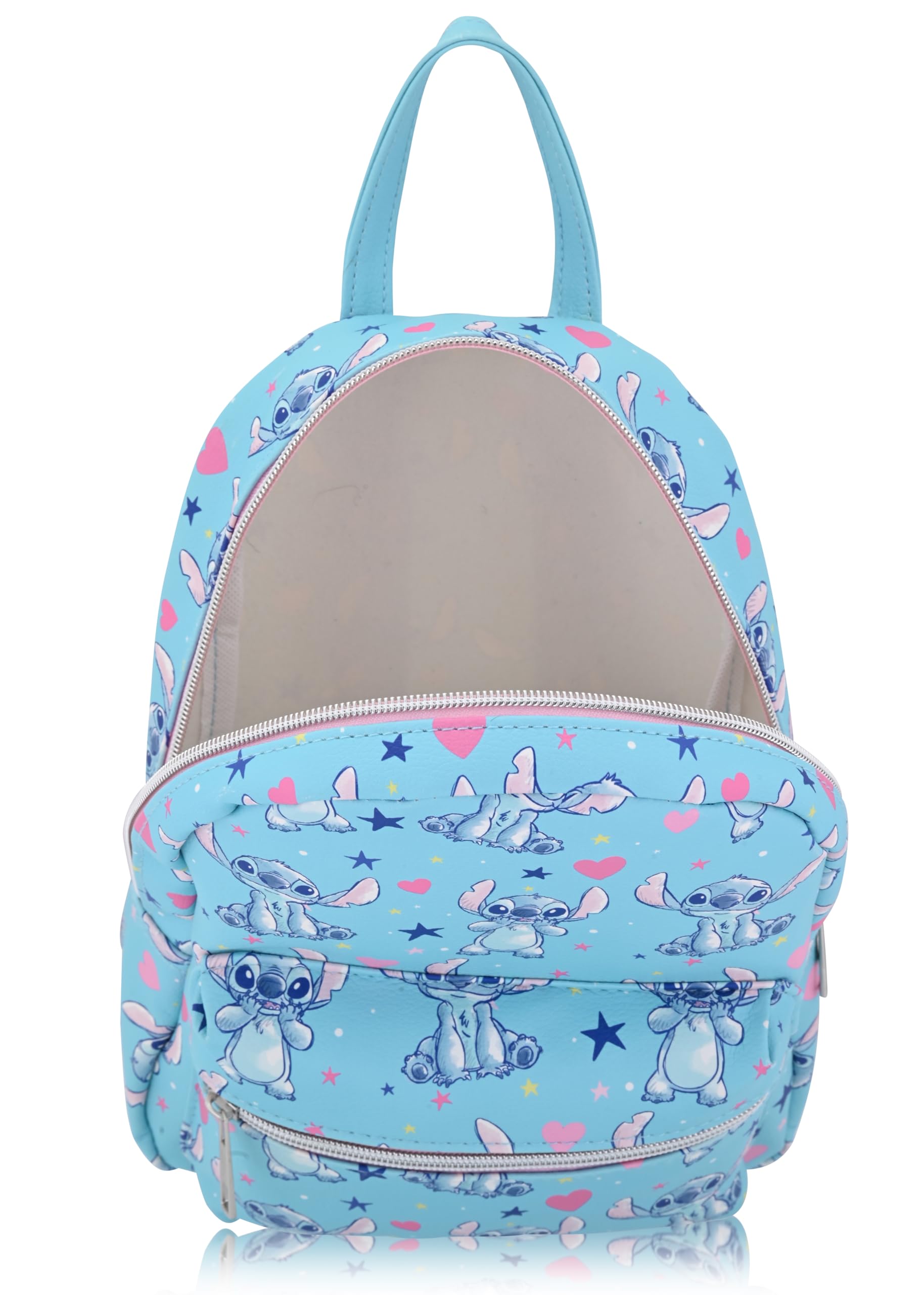 Disney Lilo and Stitch Backpack for Women, Men, Unisex | Cute PU Leather 10" Mini Backpack Purse | Stitch Bag & Accessories