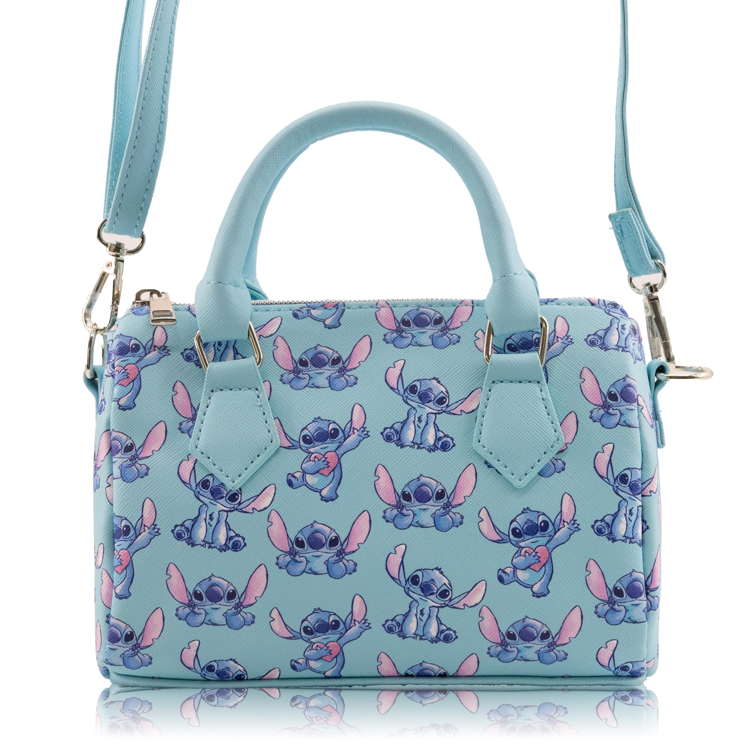 Stitch, Hello Kitty or Bluey 7" Mini Purse Crossbody Handbag for Girls | Leather Women's Shoulder Handbag Satchel