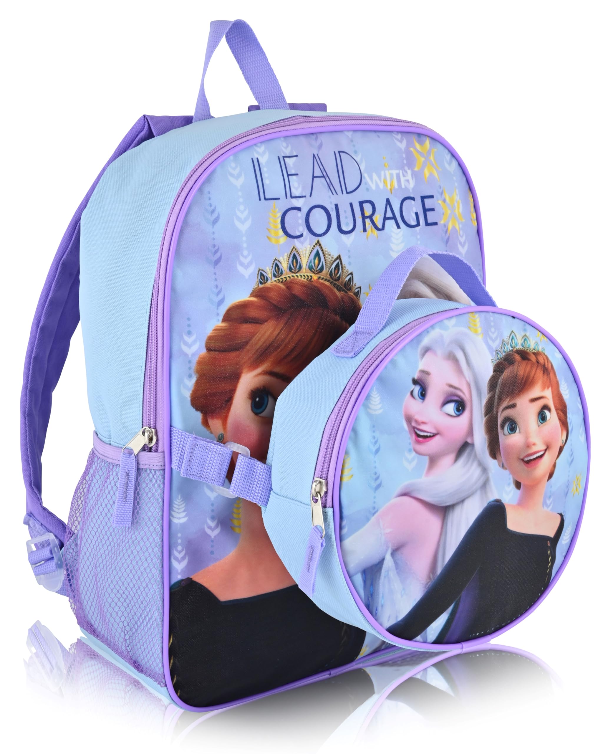 Disney Backpack for School and Lunch Box for Kids | Kids Knapsack and Insulated Lunch Bag Lunch Box for Girls, Boys, Toddlers