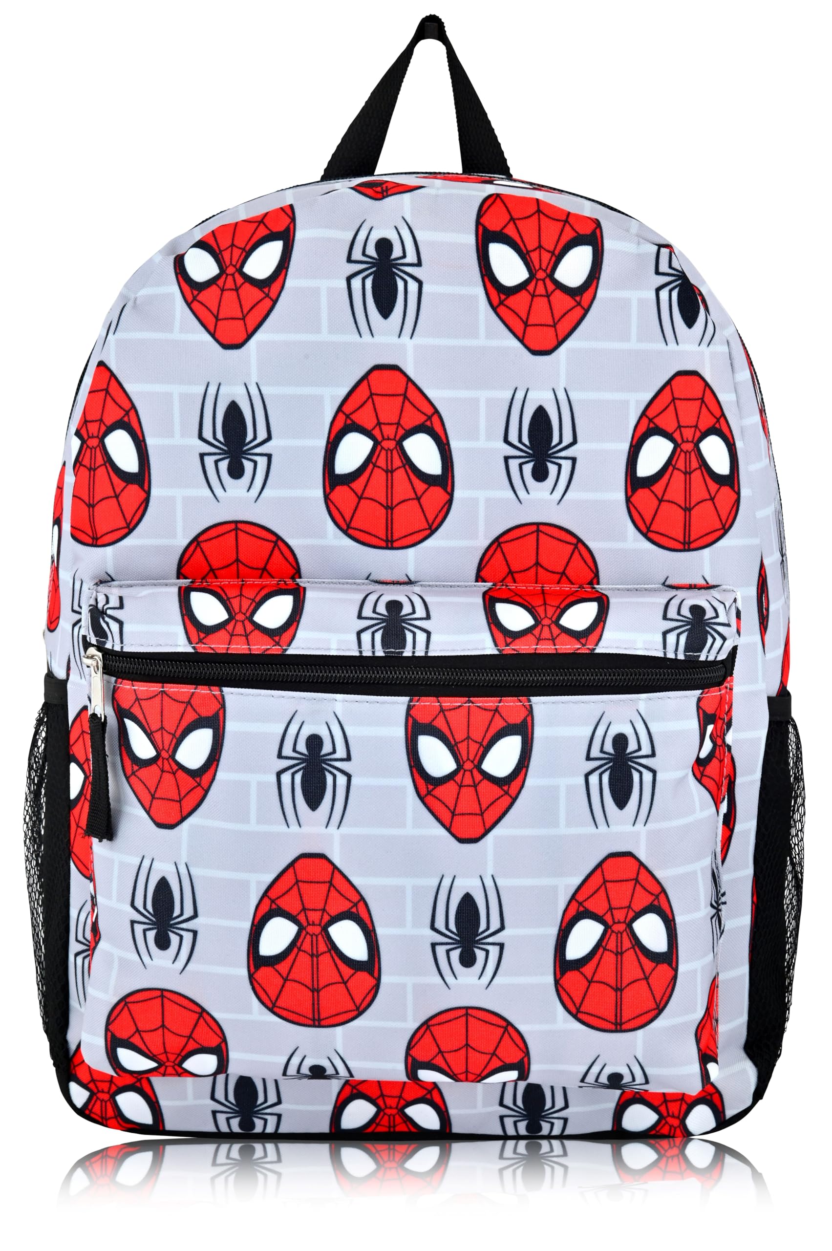 Marvel Spiderman Backpack for School - 16" Small Kids Bookbag Knapsack for Boys, Girls, Toddlers