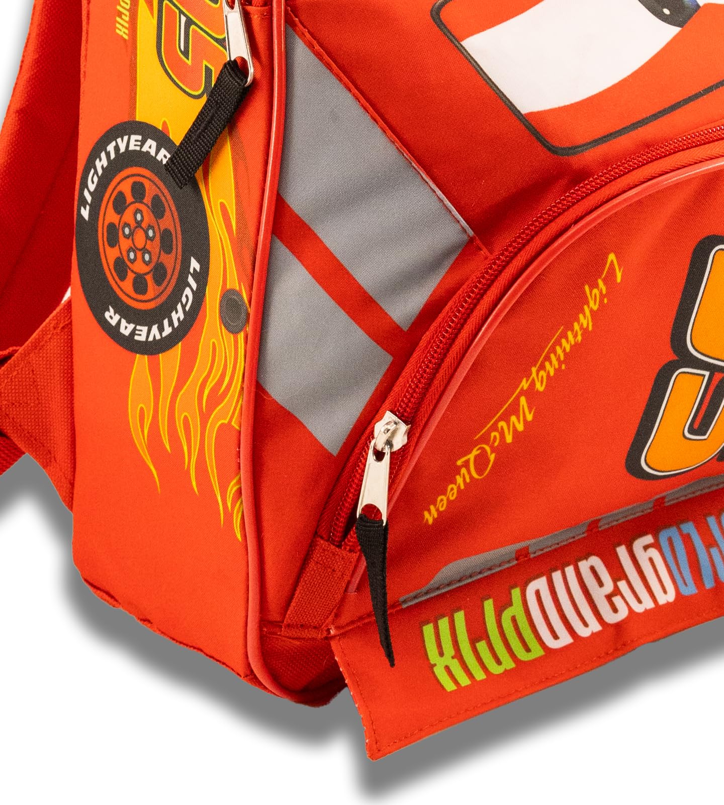 Disney Cars Lightning McQueen Backpack for Kids | Disney Pixar Cars Bookbag Featuring Lightning McQueen | Toddler Travel Bag, Lightweight Backpack for School | Ages 3+