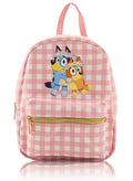 Fast Forward Bluey Mini Backpack for Kids & Adults | 10" PU Leather Backpack Purse | Toddler Travel Bag, Small Bookbag for School, Travel, or Everyday Use | Ages 3+