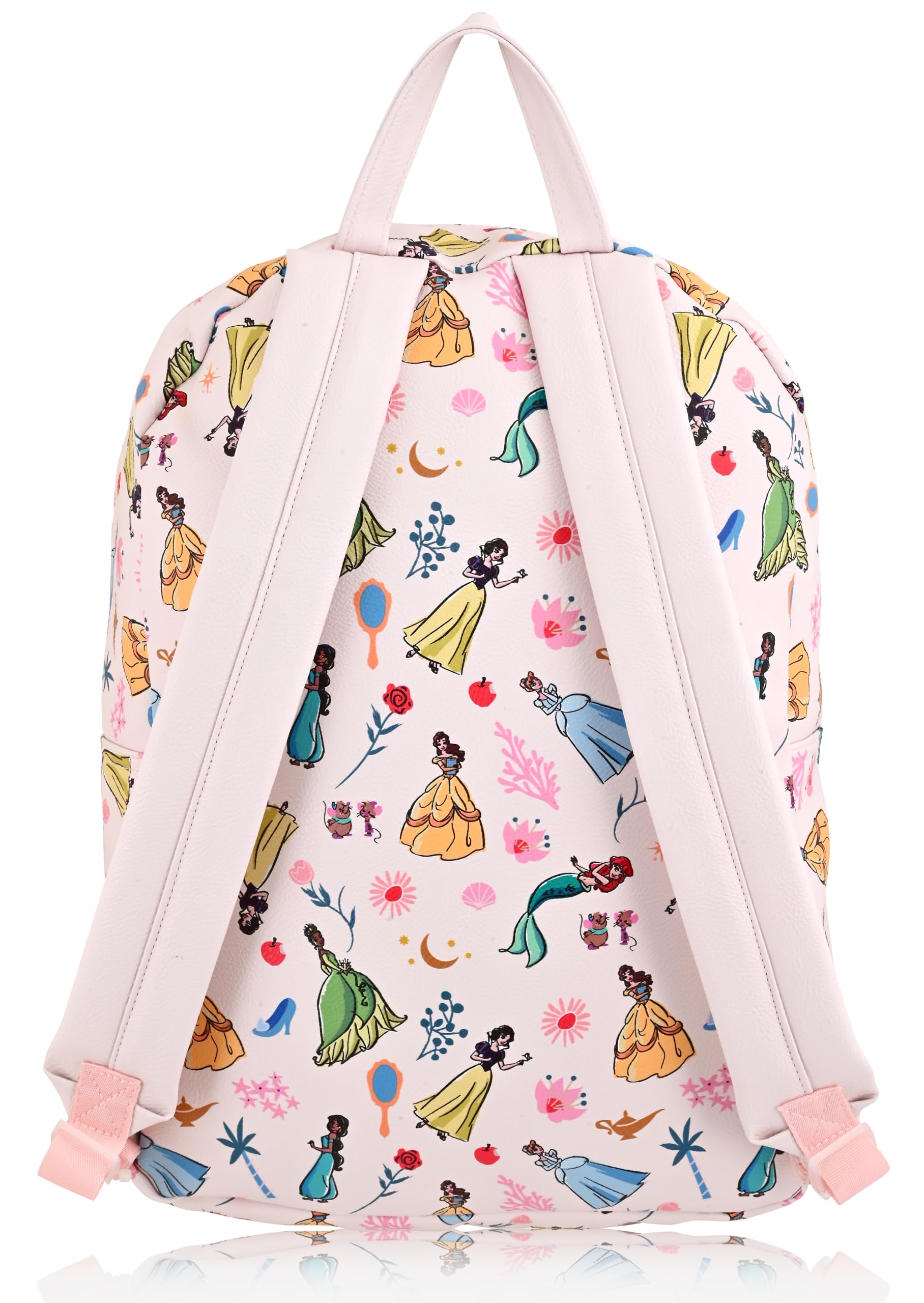 Hello Kitty, Stitch, Princess, Care Bears or Mickey Mouse Backpack for Women, Men, Unisex | Cute PU Leather Large Backpack