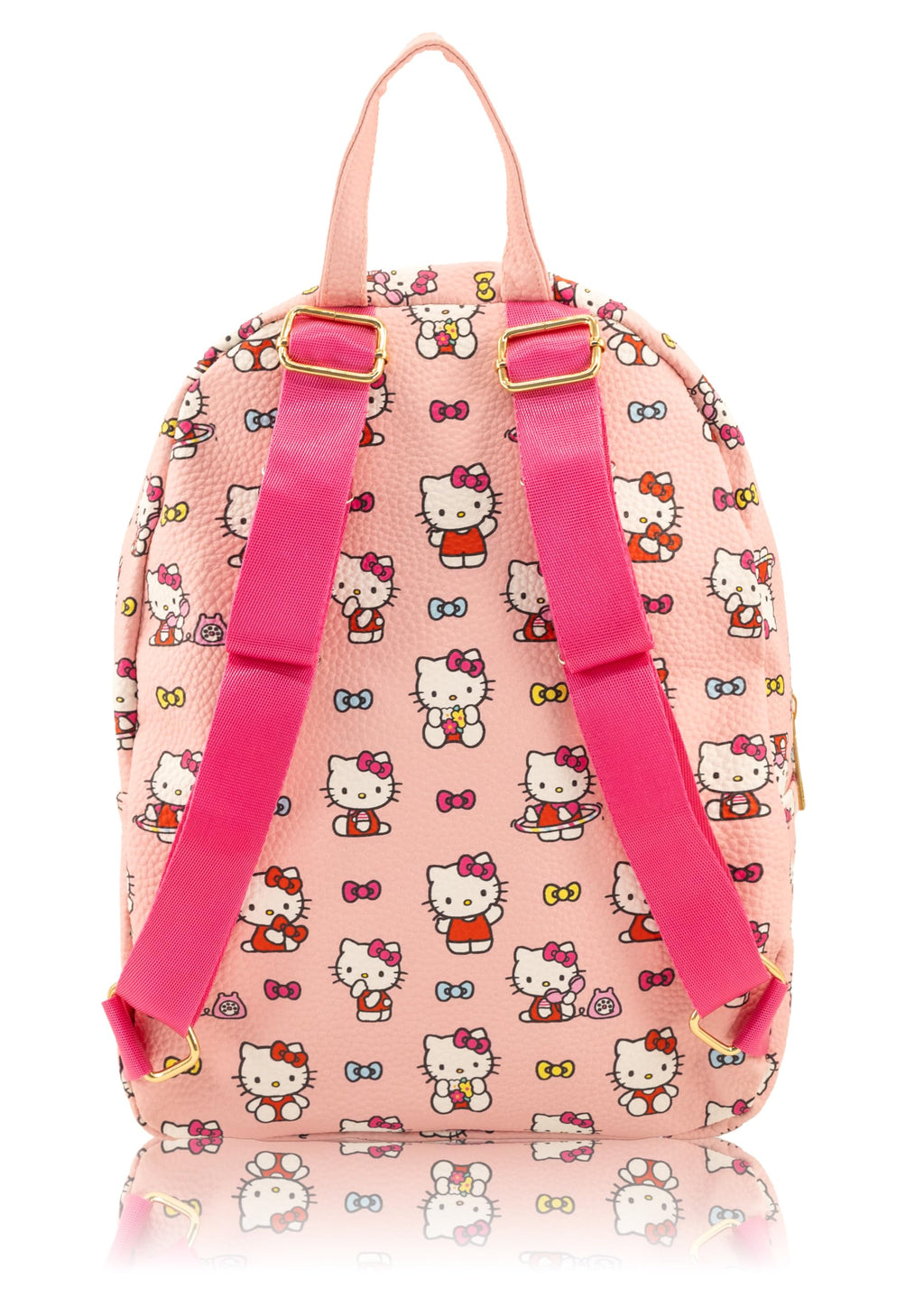 Fast Forward Sanrio Hello Kitty Mini Backpack for Girls | PU Leather Daypack Backpack Featuring Hello Kitty | Small Travel Bag, Lightweight Backpack | Ages 3+
