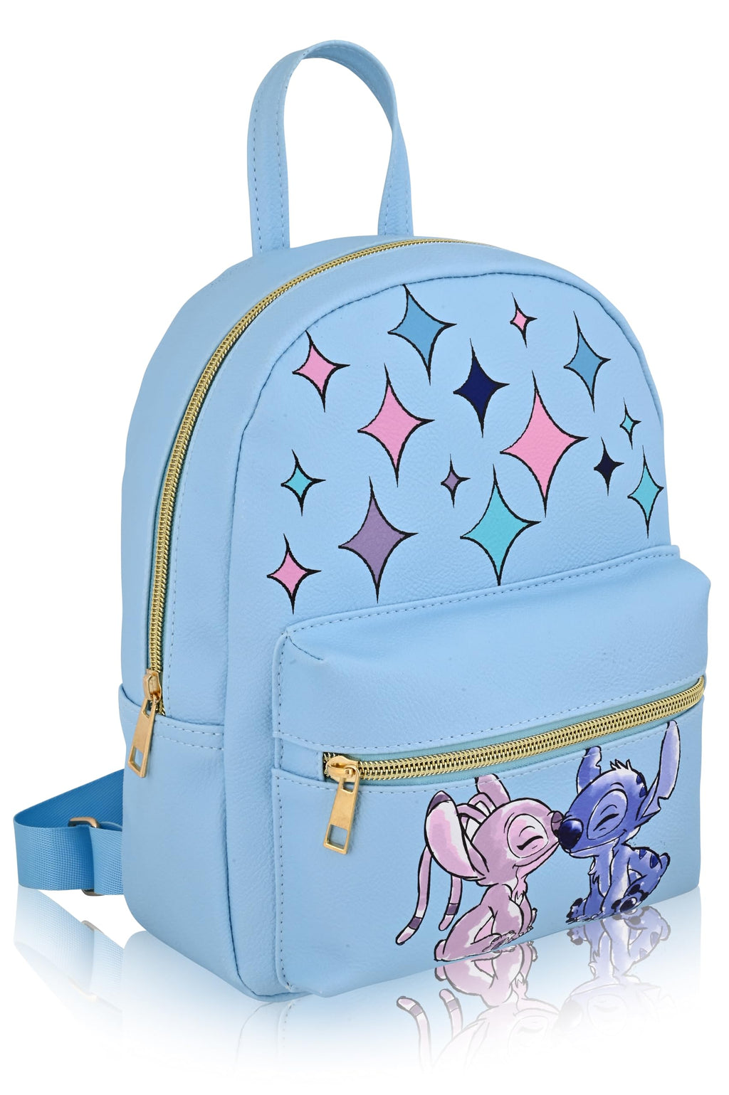 Disney Lilo and Stitch Backpack for Women, Men, Unisex | Cute PU Leather 10" Mini Backpack Purse | Stitch Bag & Accessories