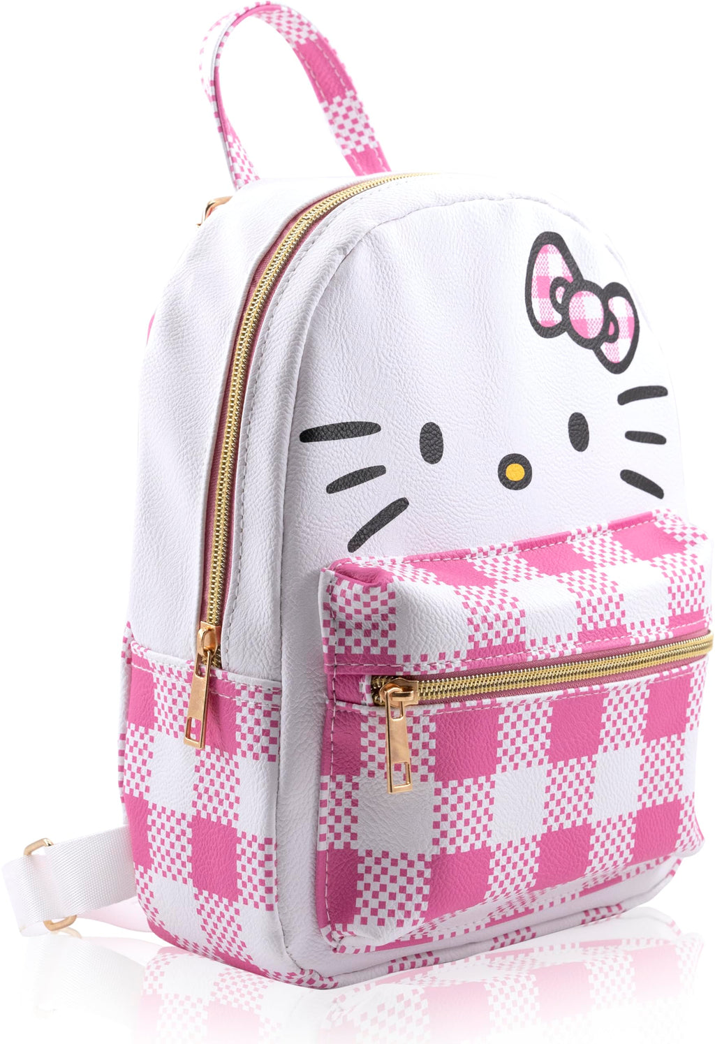 Fast Forward Sanrio Hello Kitty Backpack for Women, Men, Unisex | 10" PU Leather Mini Backpack Purse | Hello Kitty Accessory
