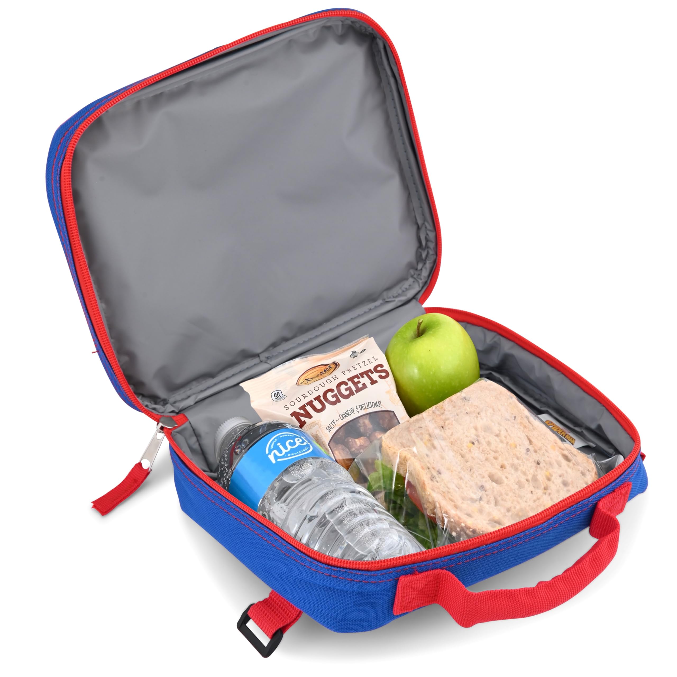 Fast Forward Hello Kitty, Spiderman, Bluey or Stitch Backpack With Lunch Box | Unisex Insulated Lunch Bag Lunch Box