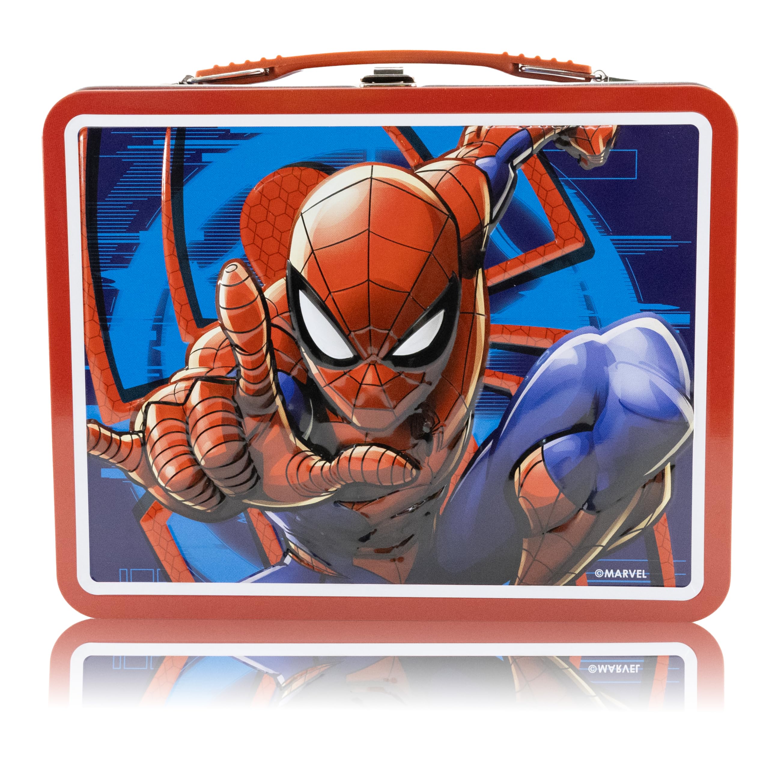 Fast Forward Stitch, Spiderman, Bluey or Hello Kitty Tin Lunch Box for Kids | Stitch Tin Lunchbag for Boys, Girls, Unisex