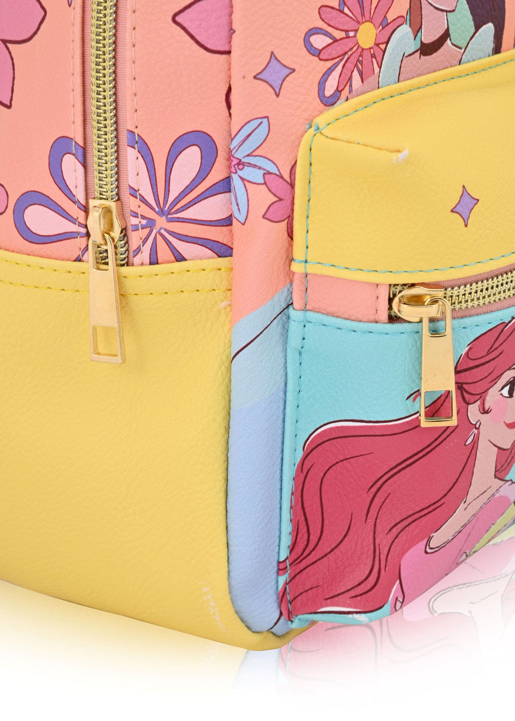 Disney Princess Backpack for Women, Men, Unisex | Cute PU Leather 10" Mini Backpack Purse | Princess Bag & Accessories