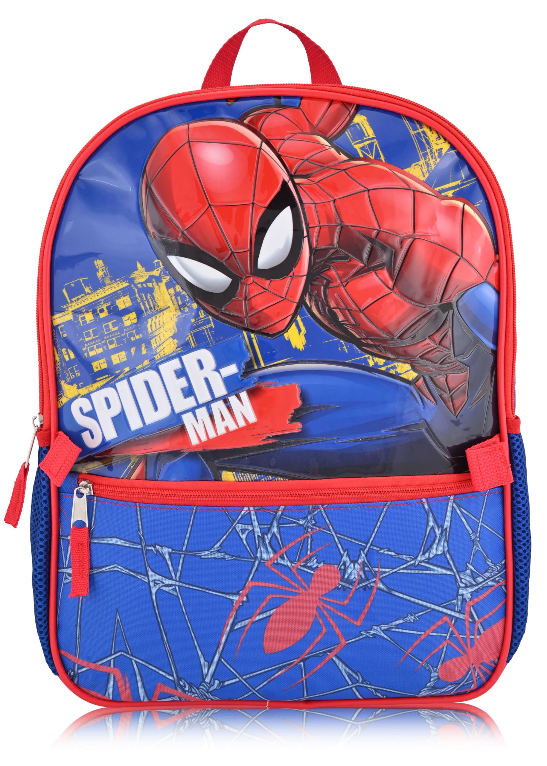 Fast Forward Hello Kitty, Spiderman, Bluey or Stitch Backpack With Lunch Box | Unisex Insulated Lunch Bag Lunch Box