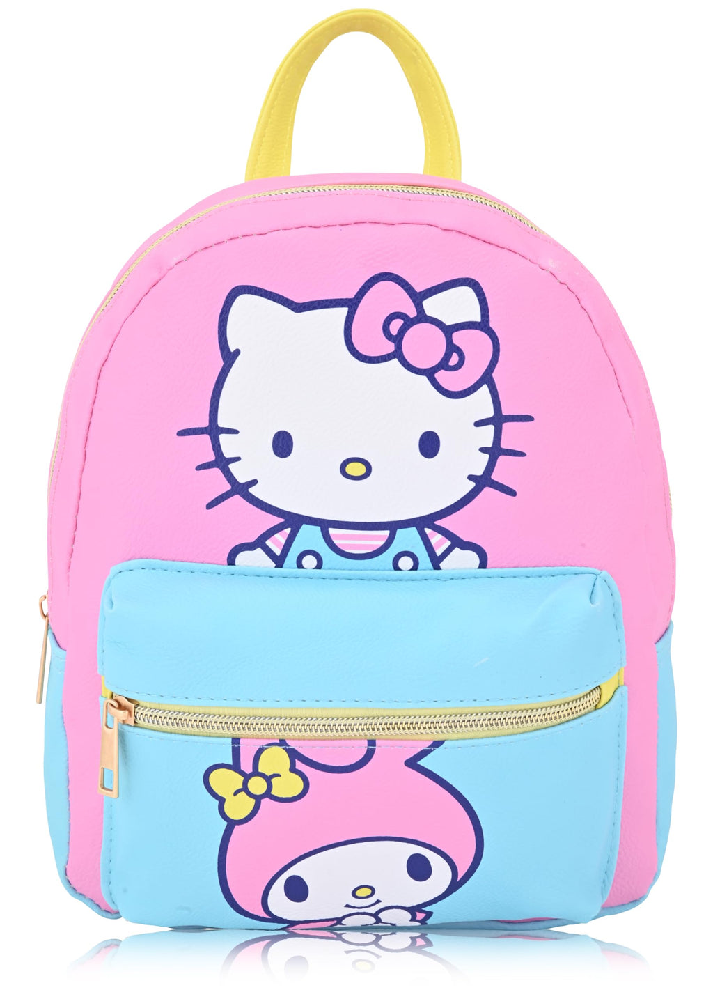 Fast Forward Sanrio Hello Kitty Mini Backpack for Kids & Adults | 10" PU Leather Backpack Purse | Toddler Travel Bag