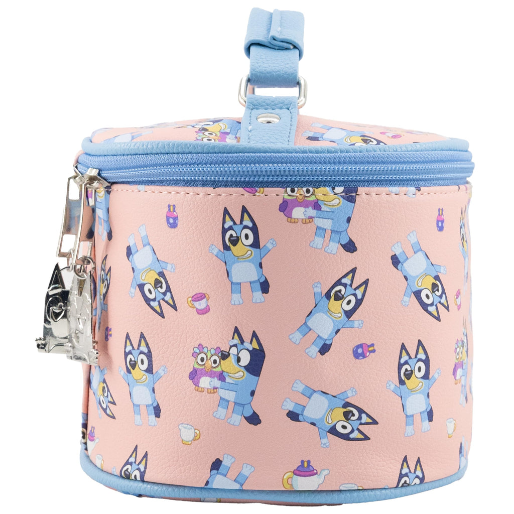 Fast Forward Stitch, Hello Kitty, Bluey or Strawberry Shortcake Makeup Organizer, Travel Toiletry Bag for Women, Makeup Travel Bag, Cosmetic Bag, Train Case