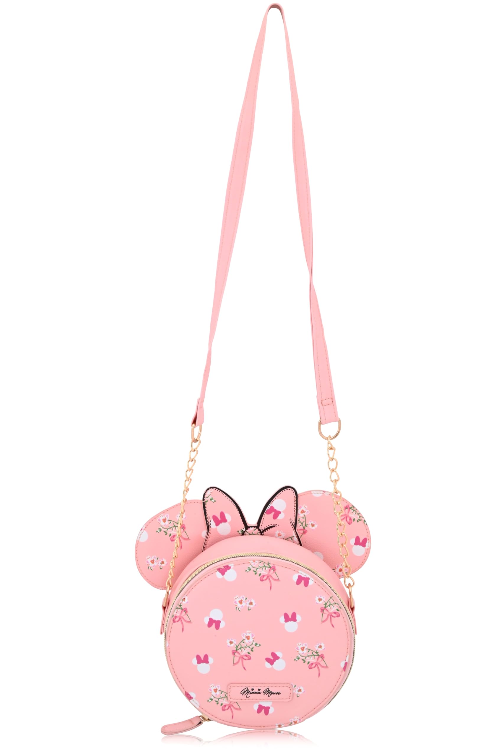 Disney Minnie Mouse Mini Purse Crossbody Handbag for Women | Leather Women's Shoulder Handbag | Minnie Mouse Accessories for Adults, Unisex