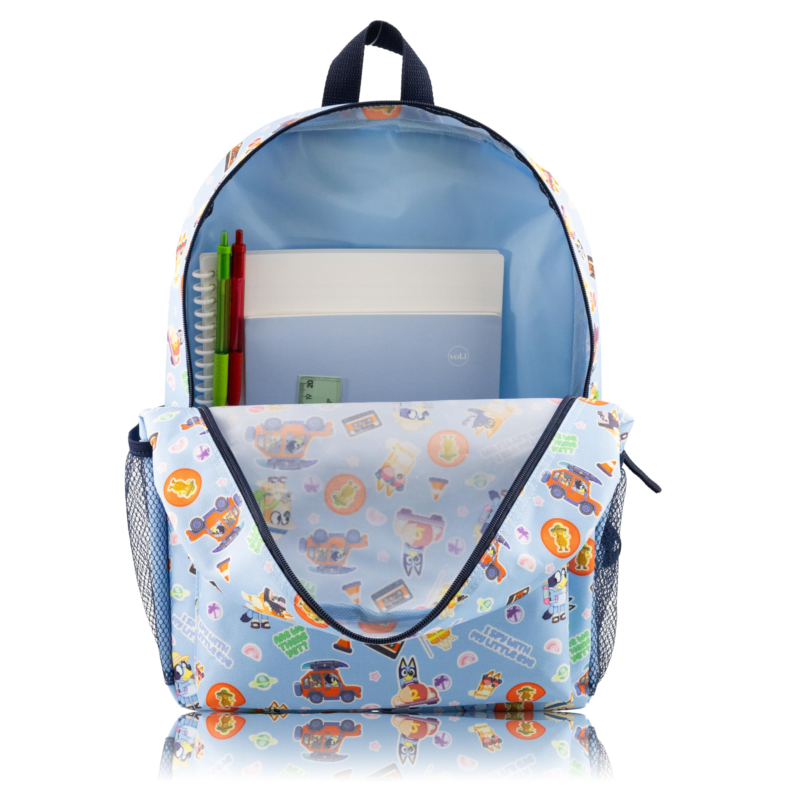 Fast Forward Hello Kitty, Bluey, Stitch or Strawberry Shortcake Backpack for Kids | Classic Bookbag for Girls, Boys, Unisex