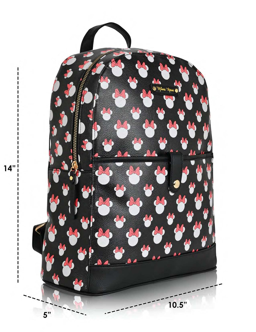 Mickey Mouse Premium Mini Backpack - Mickey Mouse Classic Double Strap 14 Inch Mini Backpack