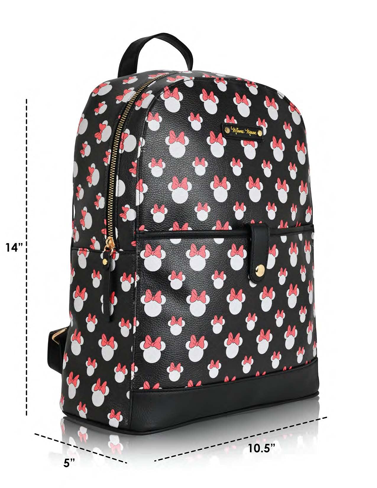 Mickey Mouse Premium Mini Backpack - Mickey Mouse Classic Double Strap 14 Inch Mini Backpack