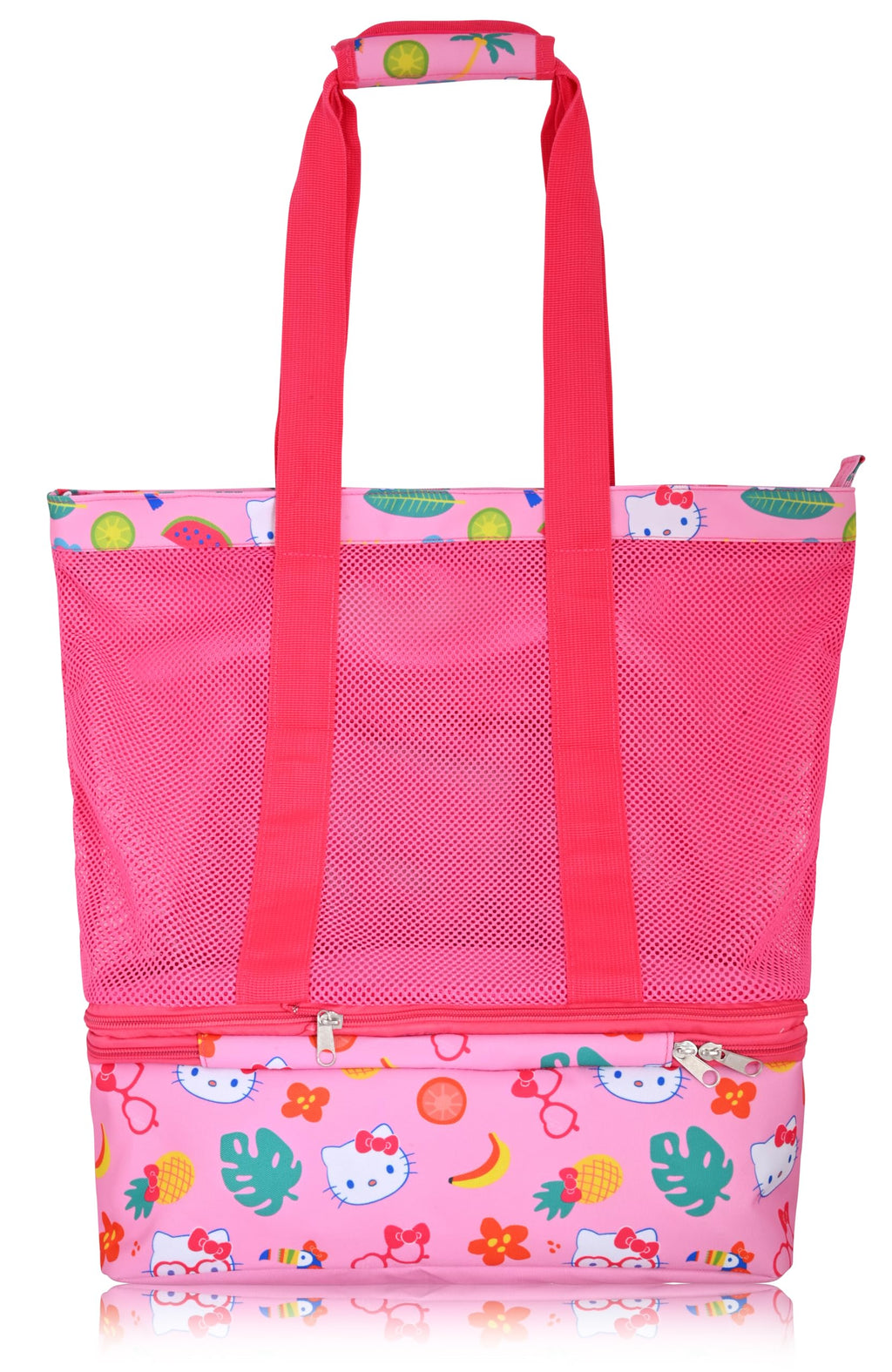Fast Forward Hello Kitty, Stitch or Minnie Mouse Beach Bag Tote Bag For Women | Beach Tote Travel Bag for Adults