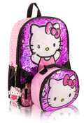 Disney or Sanrio Backpack Set for Girls | 3-Piece Travel Daypack Backpack