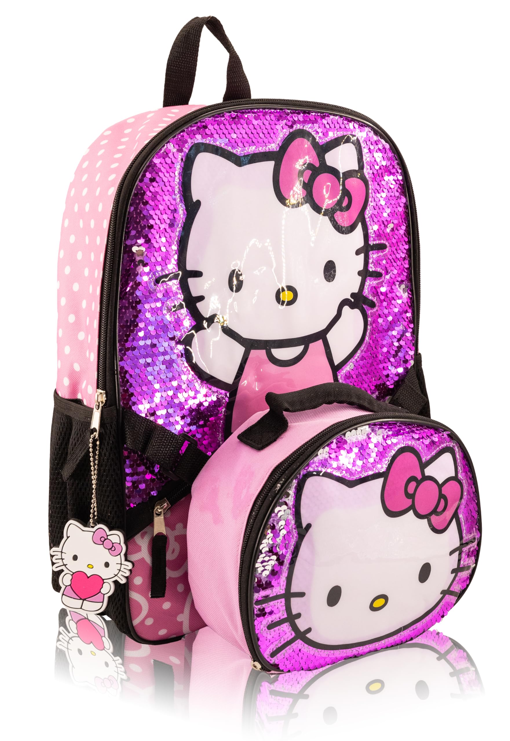 Disney or Sanrio Backpack Set for Girls | 3-Piece Travel Daypack Backpack