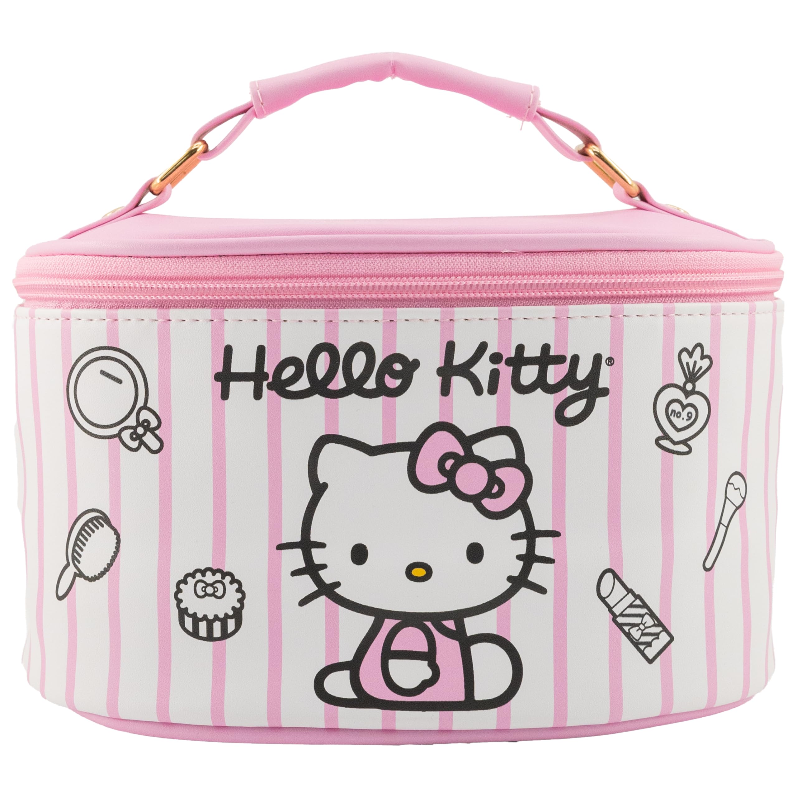 Fast Forward Stitch, Hello Kitty, Bluey or Strawberry Shortcake Makeup Organizer, Travel Toiletry Bag for Women, Makeup Travel Bag, Cosmetic Bag, Train Case