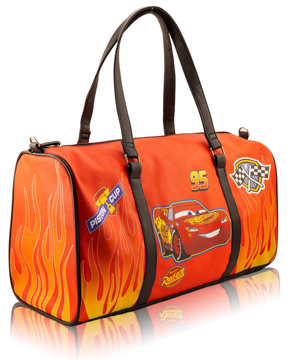 Stitch, Minnie, Mickey, Pooh, Harry Potter, or Jack Skellington 16" Leather Mini Travel Bag, Duffle Bag, Overnight Bag