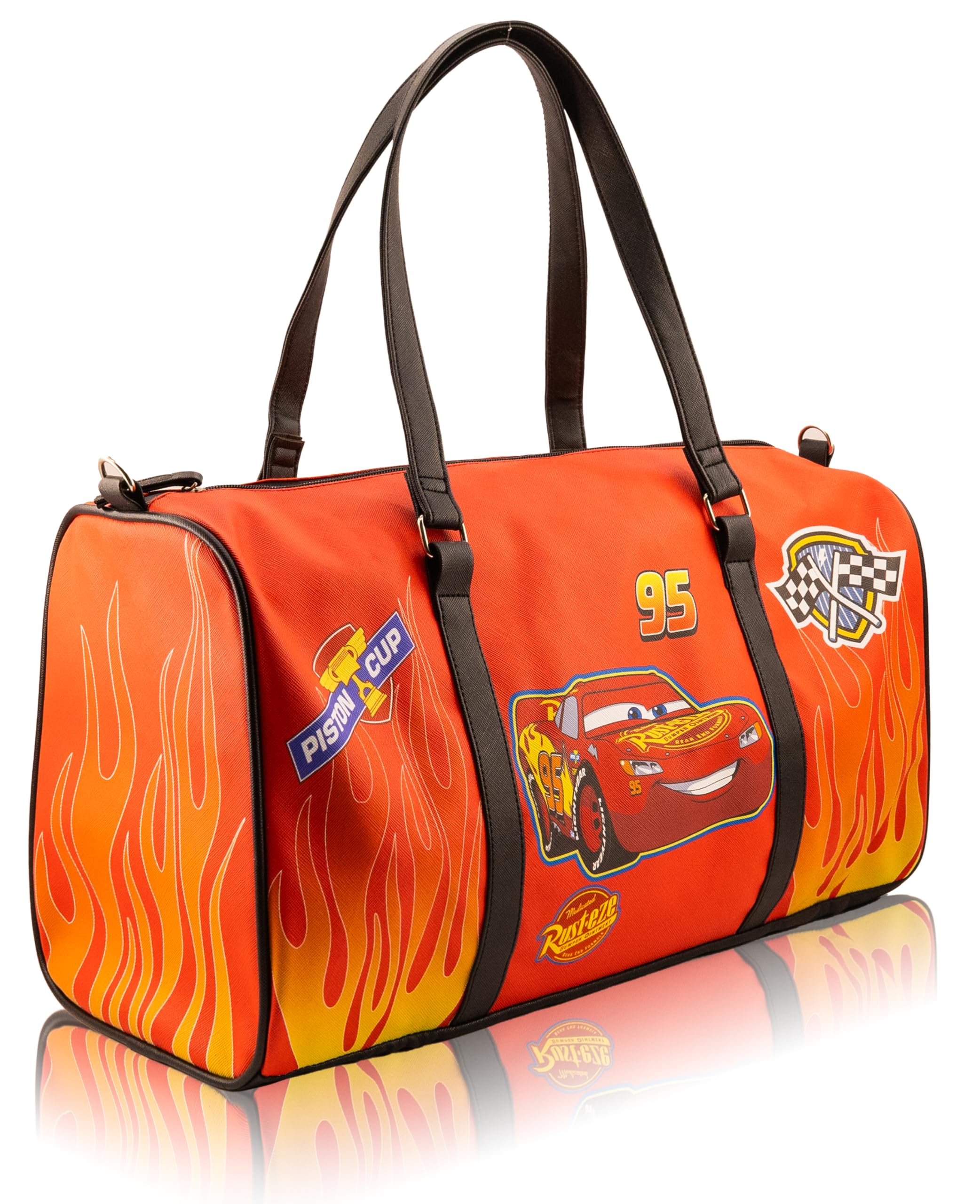 Stitch, Minnie, Mickey, Pooh, Harry Potter, or Jack Skellington 16" Leather Mini Travel Bag, Duffle Bag, Overnight Bag