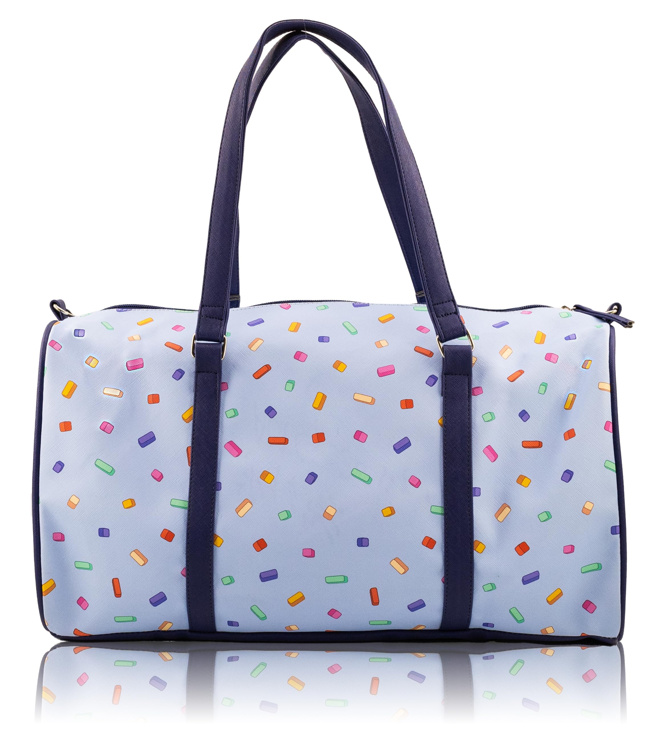 Stitch, Minnie, Mickey, Pooh, Harry Potter, or Jack Skellington 16" Leather Mini Travel Bag, Duffle Bag, Overnight Bag