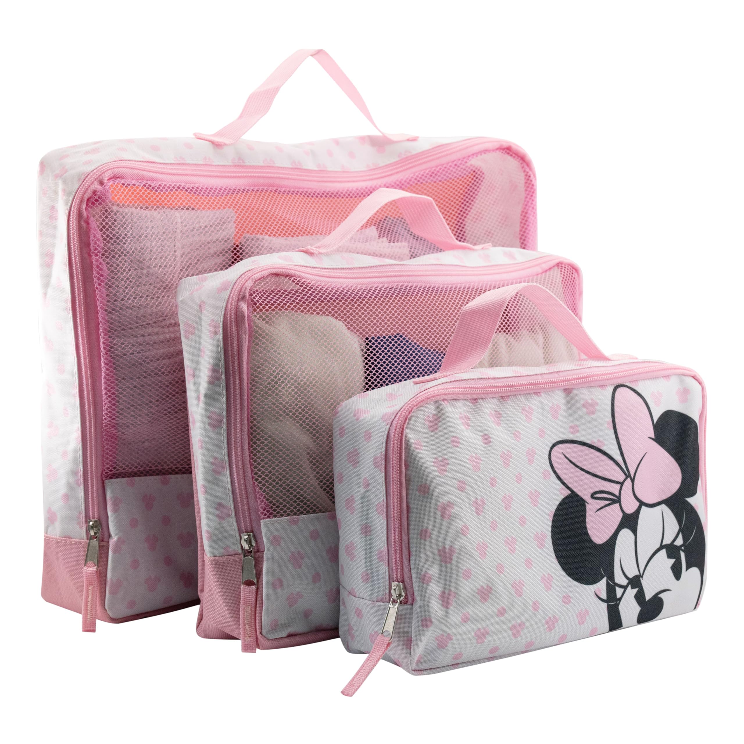 Bluey, Minnie Mouse or Spiderman Packing Cubes for Travel | Travel Accessories Travel Bags Luggage Organizer for Boys, Girls, Unisex