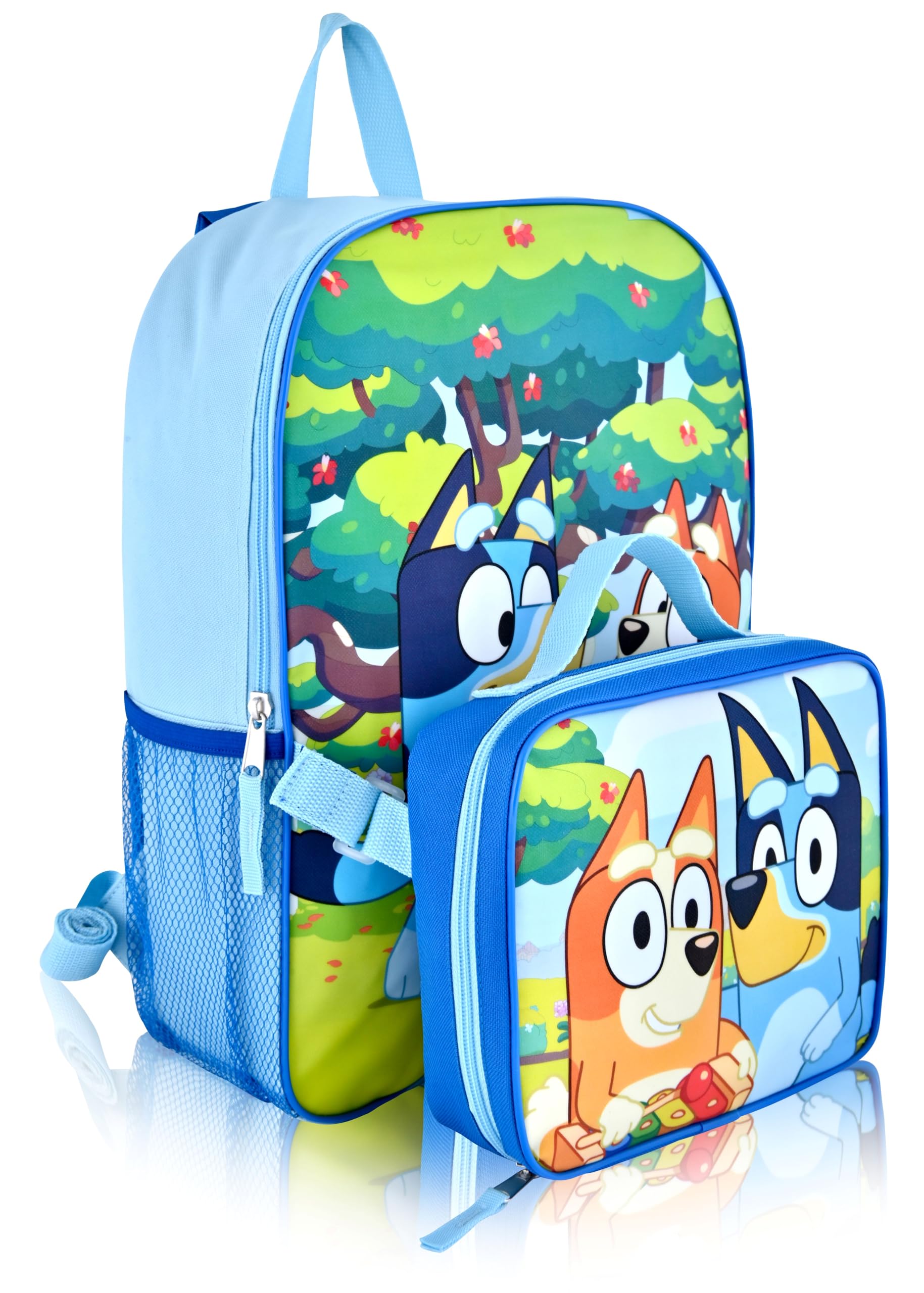 Disney Backpack for School and Lunch Box for Kids | Kids Knapsack and Insulated Lunch Bag Lunch Box for Girls, Boys, Toddlers