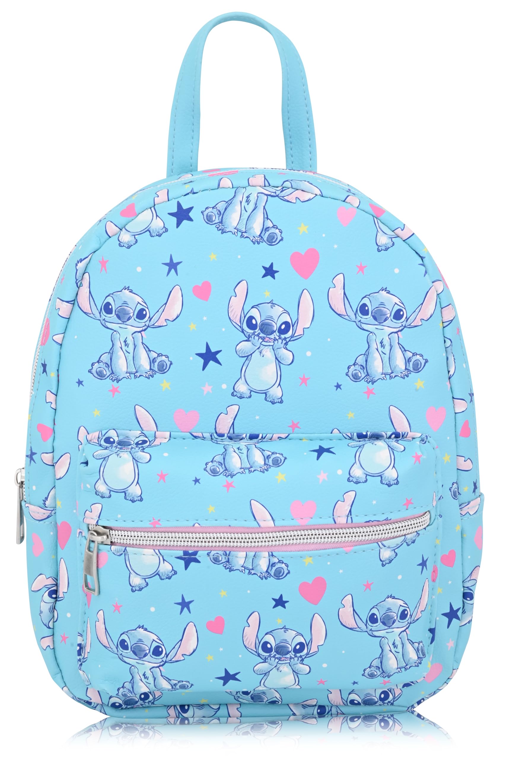 Disney Lilo and Stitch Backpack for Women, Men, Unisex | Cute PU Leather 10" Mini Backpack Purse | Stitch Bag & Accessories