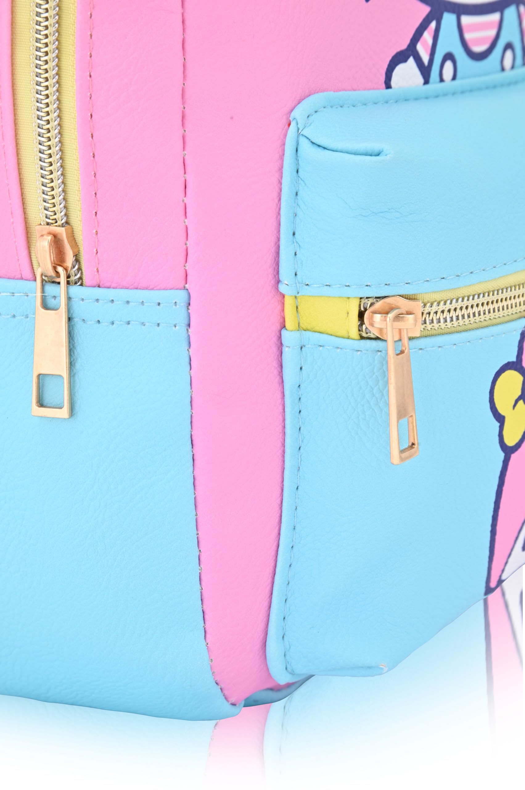 Fast Forward Sanrio Hello Kitty Mini Backpack for Kids & Adults | 10" PU Leather Backpack Purse | Toddler Travel Bag