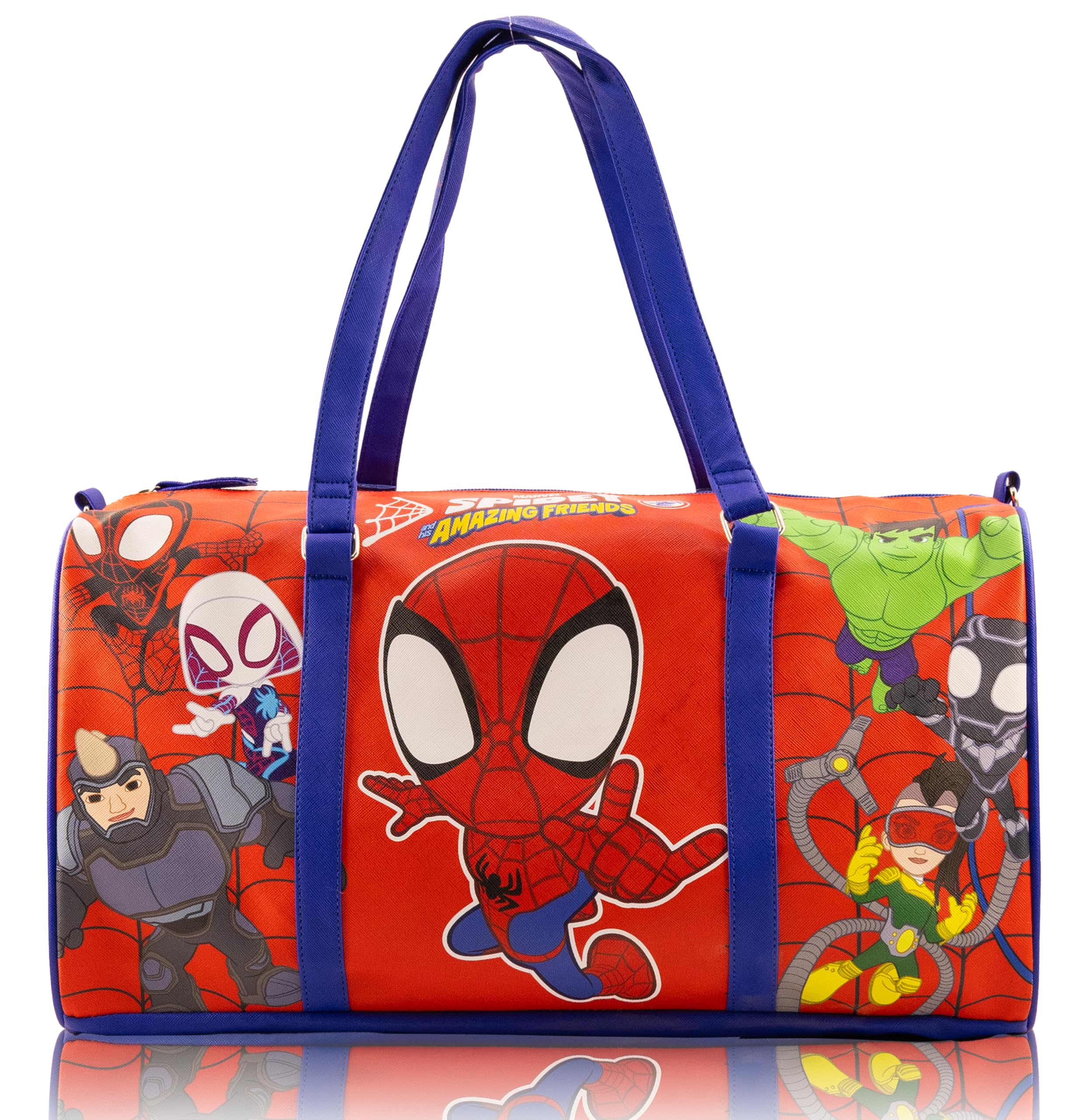 Stitch, Minnie, Mickey, Pooh, Harry Potter, or Jack Skellington 16" Leather Mini Travel Bag, Duffle Bag, Overnight Bag
