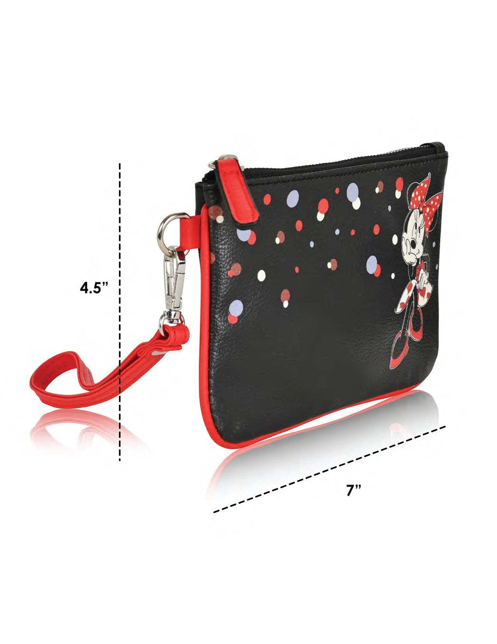 Minnie Mouse Premium Wrist Wallet - Mickey & Minnie Mouse Classic Wrist Wallet