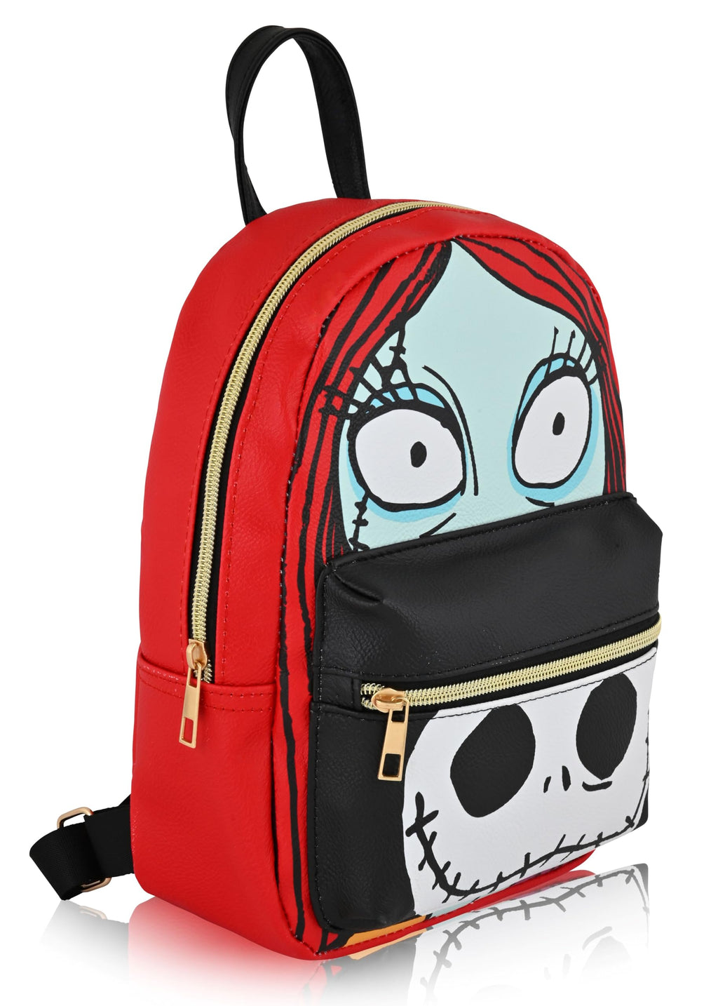 Disney Nightmare Before Christmas Backpack for Men, Women, Unisex | Cute PU Leather 10" Jack Skellington Mini Backpack Purse