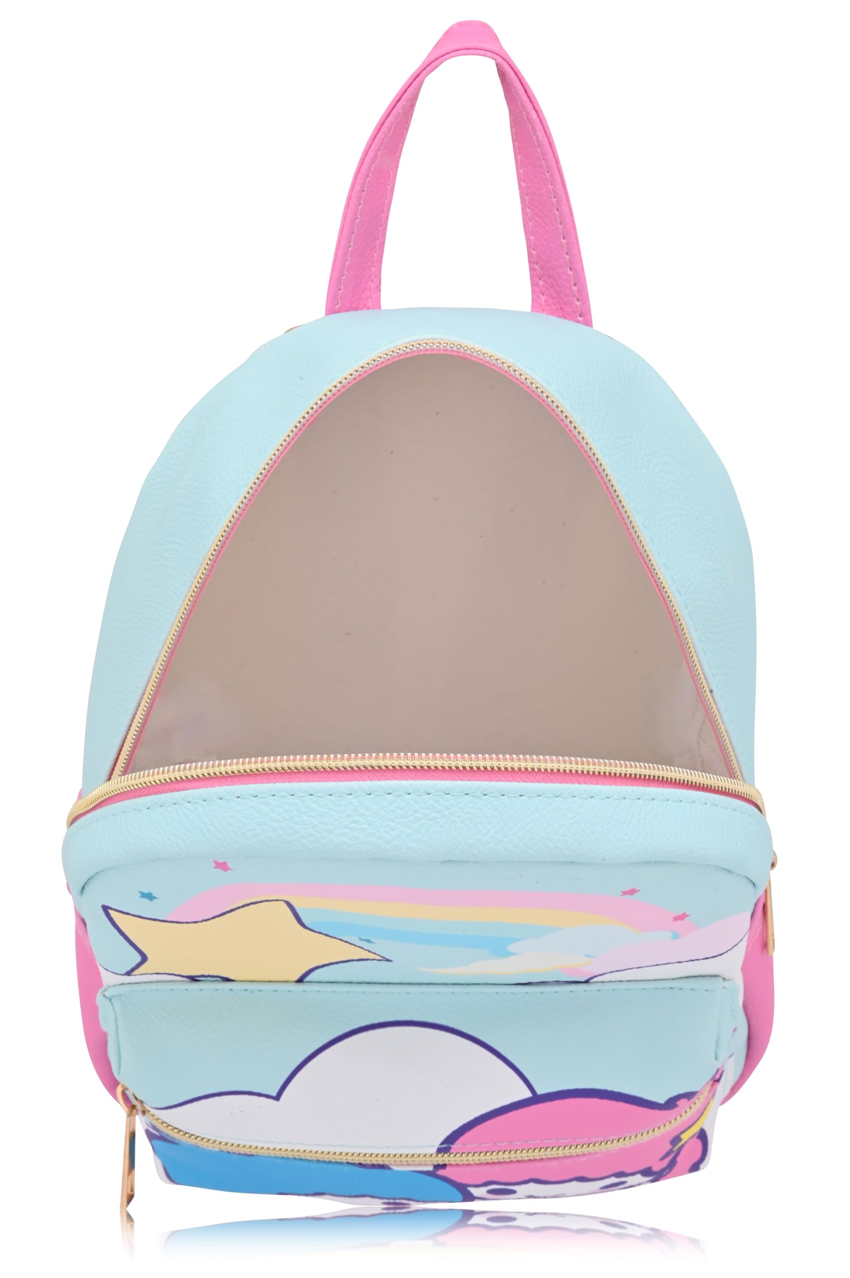 Fast Forward Sanrio Hello Kitty and Friends Backpack for Women, Men, Unisex | Cute PU Leather 10" Mini Backpack