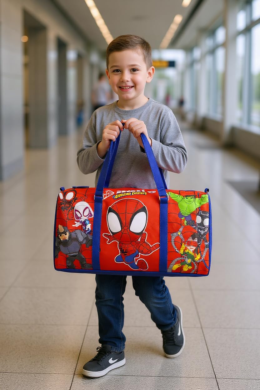 Stitch, Minnie, Mickey, Pooh, Harry Potter, or Jack Skellington 16" Leather Mini Travel Bag, Duffle Bag, Overnight Bag