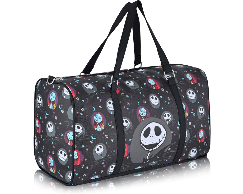 Stitch, Minnie, Mickey, Pooh, Harry Potter, or Jack Skellington 16" Leather Mini Travel Bag, Duffle Bag, Overnight Bag