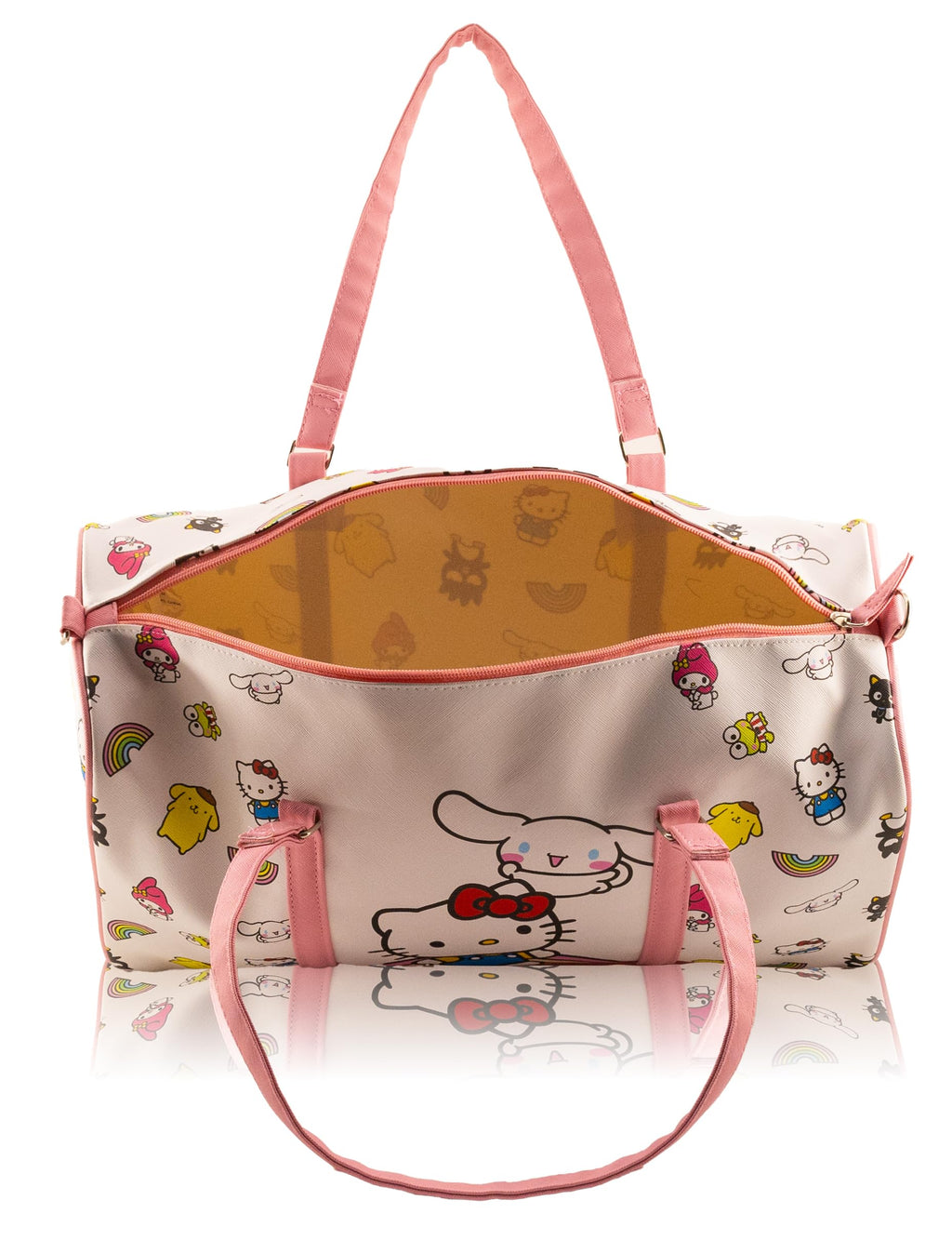 Stitch, Minnie, Mickey, Pooh, Harry Potter, or Jack Skellington 16" Leather Mini Travel Bag, Duffle Bag, Overnight Bag