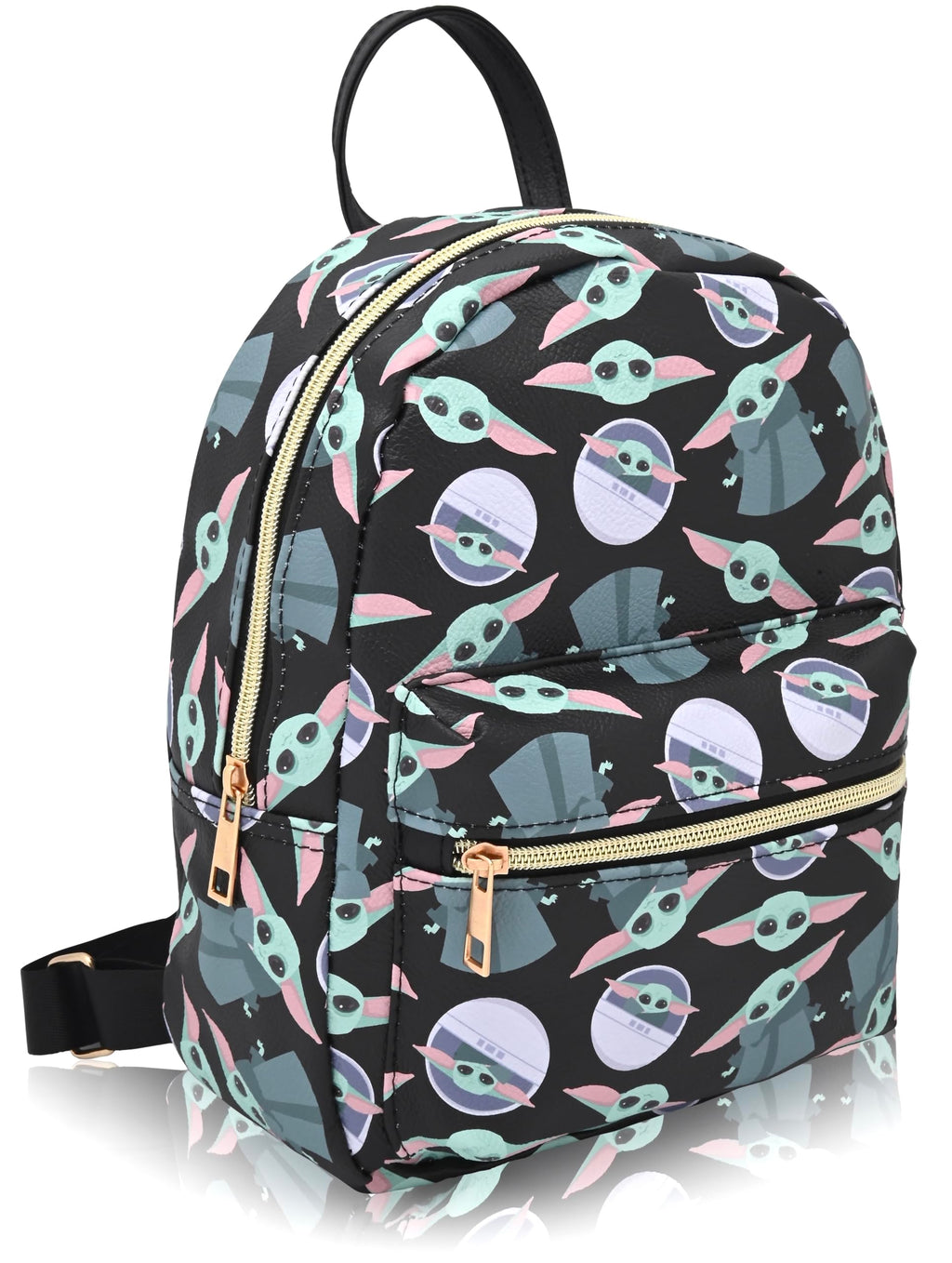 Fast Forward Star Wars Backpack for Women, Men, Unisex | Cute PU Leather 10" Mini Backpack Purse | Star Wars Bag & Accessories