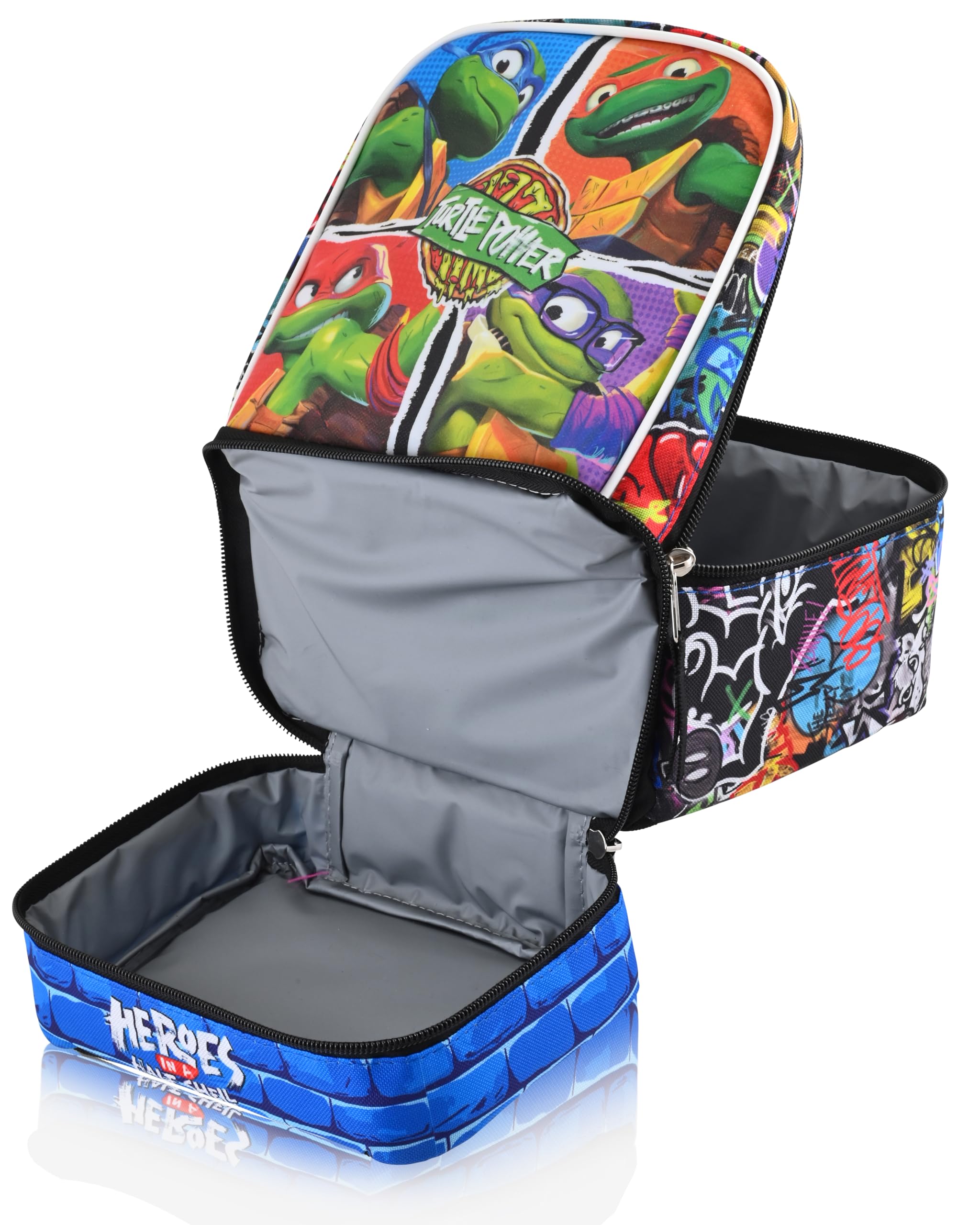 Fast Forward Officially Licensed Lunch Box for Kids | Insulated Lunch Bag Lunch Box for Boys, Girls, Toddlers | Kids Reusable Lunchbox